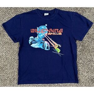 Vintage Billionaire Boys Club VR Ski Simulation Men's Sz XL Graphic T Shirt Blue